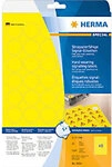HERMA Mehrzwecketiketten 8034 Gelb Rund 1200 Etiketten pro Packung 6679260