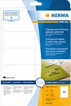 HERMA Transparente Etiketten 8018 Rechteckig DIN A4 96 x 50,8 mm 25 Blatt &agrave; 10
