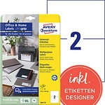 AVERY Zweckform ultragrip Universaletiketten 3655-10 Selbstklebend DIN A4 Wei&szlig; 210 x