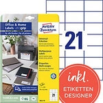 AVERY Zweckform ultragrip Universaletiketten 3652-10 Selbstklebend DIN A4 Wei&szlig; 70 x