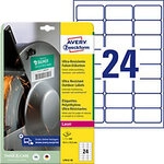 AVERY Zweckform Ultra-Resistent Etiketten L7912-10 Selbsthaftend DIN A4 Wei&szlig; 63,5 x