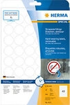 HERMA Wiederabl&ouml;sbare Etiketten 4571 Wei&szlig; &Oslash;30 mm 20 Blatt &agrave; 48 Etiketten 1060335