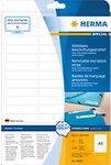 HERMA Etiketten 10005 Selbstklebend Wei&szlig; 6,3 x 1,6 cm 25 Blatt &agrave; 48 Etiketten
