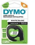Dymo LT S0721510 / 91200 Authentic LetraTag Paper Schriftband Selbstklebend Wei&szlig; 12