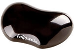 Fellowes Handgelenkauflage mit Mauspad Crystals Gel Flex Schwarz 6652350