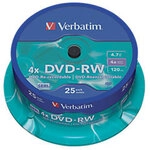 Verbatim DVD-RW 4.7 GB 25 St&uuml;ck 5048323