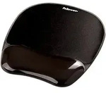 Fellowes Mauspad mit Handgelenkauflage Crystals&trade; Gel Schwarz 4858524
