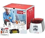 Evolis Badgy B12U0000RS Thermal-Kartendrucker Rot, Wei&szlig; 1237449