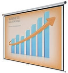 Nobo Projektionsleinwand 1902394 Wandmontage Format 4:3 234,5 x 176 cm 4332258