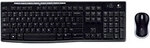 Logitech Wireless Combo Tastatur und Maus Set Kabellos QWERTZ Schwarz MK270 4086832