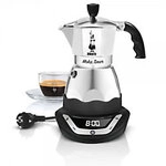 Bialetti Elektrische Mokkatasse 6093 Rostfreier Stahl, Schwarz 1136803