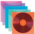 Hama CD-/DVD-H&uuml;llen Polypropylen Farbig sortiert 50 St&uuml;ck 51067