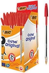 BIC Cristal Original Kugelschreiber Rot Mittel 0.4 mm 50 St&uuml;ck 1292395