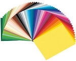 Folia Bastelpapier Farbig sortiert 130 g/m&sup2; 50 Blatt 1186669