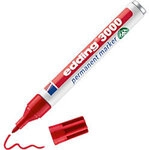 edding 3000 3000 Permanentmarker 100% Recycelt Mittel Rundspitze 1,5 - 3 mm Rot