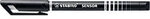 STABILO SENSOR Fineliner 0.3 mm Nadelspitze Schwarz Sensor 189 3286323