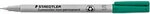 STAEDTLER Lumocolor non-permanent 311-5 OHP-Marker Rundspitze, Filzspitze Gr&uuml;n
