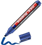 edding 330 330 Permanentmarker Breit Keilspitze 1 - 5 mm Blau Nachf&uuml;llbar