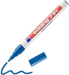 edding 751 Permanent Lackmarker Blau Fein Rundspitze 1 - 2 mm Wasserbest&auml;ndig