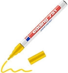 edding 751 Permanent Lackmarker Gelb Fein Rundspitze 1 - 2 mm Wasserbest&auml;ndig
