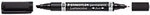 STAEDTLER Lumocolor duo 348 Permanentmarker Mittel Rundspitze 0,6 - 1,5 mm...