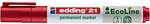 edding EcoLine 21 21 Permanentmarker Mittel Rundspitze 1,5 - 3 mm Rot Nachf&uuml;llbar