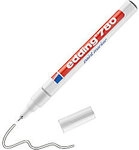 edding 780 Permanent Lackmarker Wei&szlig; Extra Fein Nadelspitze 1 - 0,8 mm