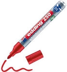 edding 250 Non-permanent Whiteboard-Marker Rot Mittel Rundspitze 1,5 - 3 mm 100%