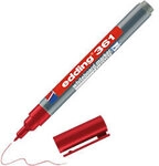 edding E-361 Whiteboard-Marker Rot Rundspitze 1 mm 1290205