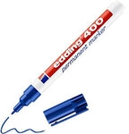 edding 400 400 Permanentmarker Fein Rundspitze - 1 mm Blau Nachf&uuml;llbar