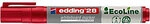edding 28 Non-permanent Whiteboard-Marker Rot Mittel Rundspitze 3 mm 1100683