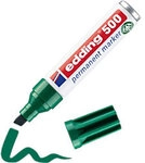 edding 500 500 Permanentmarker 100% Recycelt Breit Keilspitze 2 - 7 mm Gr&uuml;n