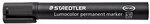 STAEDTLER Lumocolor Permanentmarker Mittel Rundspitze - 2 mm Schwarz...
