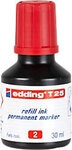 edding Nachf&uuml;lltinte Rot T25 30 ml T25-RT