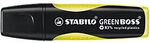 STABILO Green Boss Textmarker Gelb Breit Keilspitze 2 - 5 mm Nachf&uuml;llbar 5914197