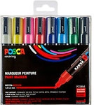 POSCA POSCA PC-5M Lackmarker Farbig sortiert Mittel Rundspitze 1,8 - 2,5 mm 8...