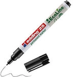 edding ecoline E-25 Permanentmarker Rundspitze - 1 mm Schwarz Nachf&uuml;llbar 1290219