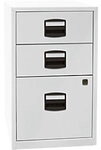 Bisley Home Beistellschrank PFA Home 3 Sch&uuml;be Lichtgrau 413 x 400 x 672 mm 4687462