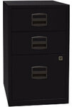 Bisley Home Beistellschrank PFA Home 2 Sch&uuml;be Schwarz 413 x 400 x 672 mm 8652498