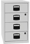Bisley Home Beistellschrank PFA Home Lichtgrau 413 x 400 x 672 mm 6955447