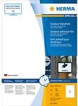 HERMA Wasserfeste Etiketten 9543 Wei&szlig; DIN A4 210 x 297 mm 40 Blatt &agrave; 1 Etiketten