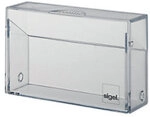 Sigel Visitenkartenbox VA110 Spezial 100 Karten Transparent 9,5 x 3 x 6 cm