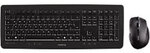CHERRY Tastatur und Maus Kabellos QWERTZ Schwarz DW 5100 1277451