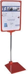 Franken Infost&auml;nder DIN A4 Metall Rot PSM A4 01 2018435