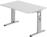 Hammerbacher Matrix VOS H&ouml;henverstellbar Schreibtisch Rechteckig Grau C-Fu&szlig; 1.200