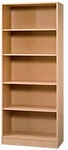 Hammerbacher Melaminharzbeschichtete Spanplatte B&uuml;cherregal 4 Fachb&ouml;den 800 x...