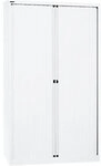 Bisley Rollladenschrank Stahl 4 Fachb&ouml;den abschlie&szlig;bar 1.200 x 430 x 1.980 mm