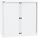 Bisley Rollladenschrank Stahl 2 Fachb&ouml;den abschlie&szlig;bar 1.000 x 430 x 1.030 mm