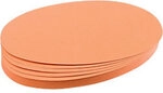 Franken Oval Moderationskarten 19 x 11 cm Papier Orange 500 St&uuml;ck SP-UMZ11190