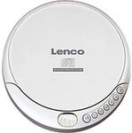 Lenco Tragbarer CD-Player CD-201 Silber 1202069